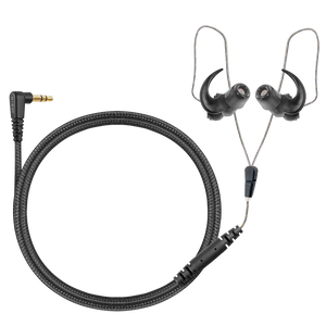 N-ear: 360 Flexo® Dual Radio Earpiece w. Braided Fiber & Protectr® Ear Molds