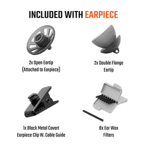 N-ear: 360® Original Dual Radio Earpiece w. Braided Fiber